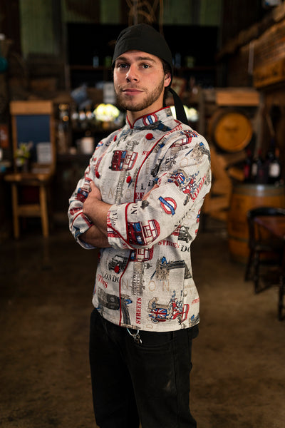 Chaqueta de cocina - diseño londres - unisex