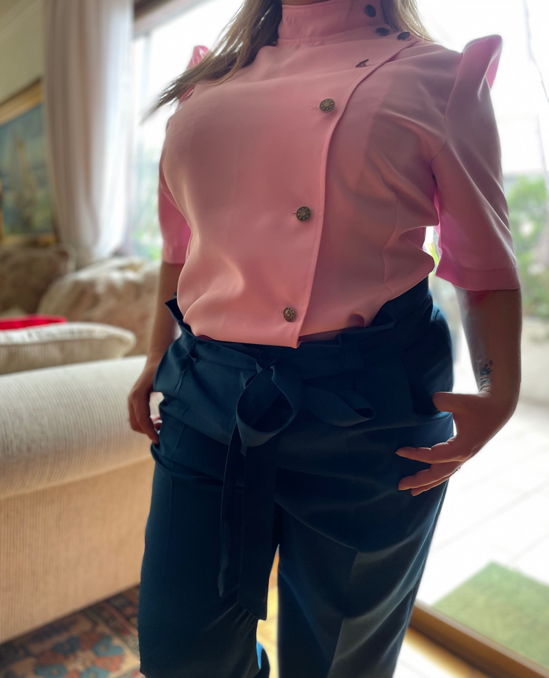 Conjunto de pastelería - respostería - cafetería - unisex - pantalón y chaqueta