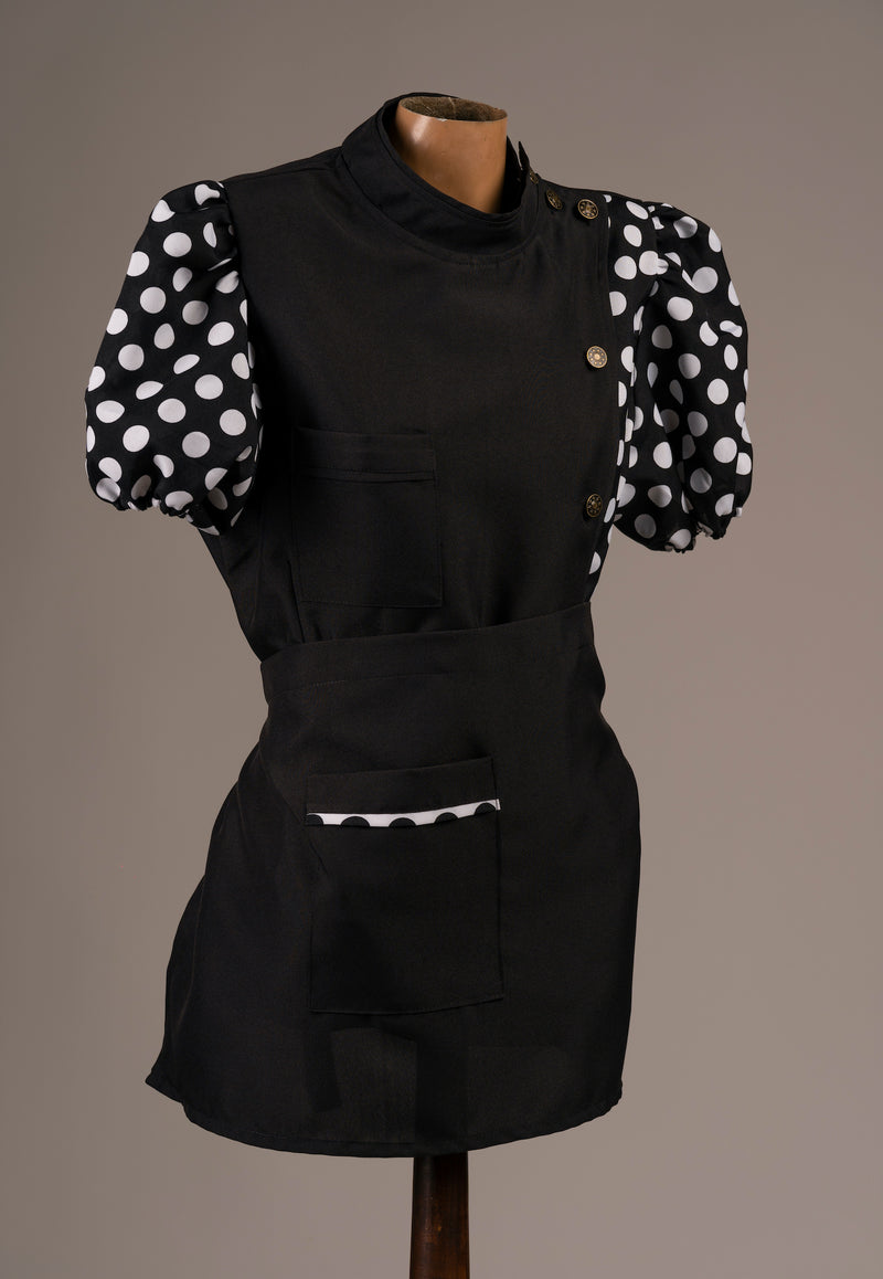 Conjunto de pastelería - respostería - cafetería - unisex - negro