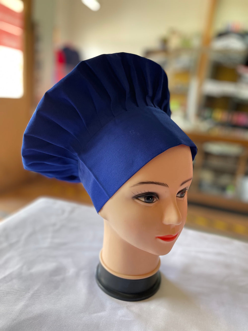 Gorro de cocina - diseño champiñon - unisex - azul