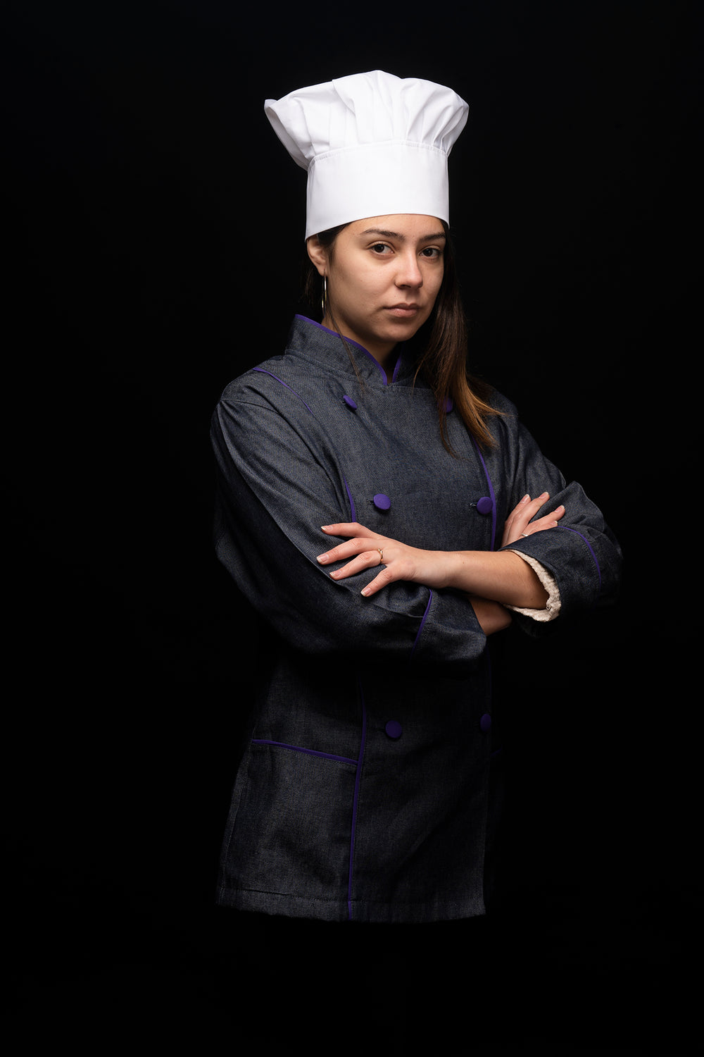 Chaqueta chef outlet mezclilla