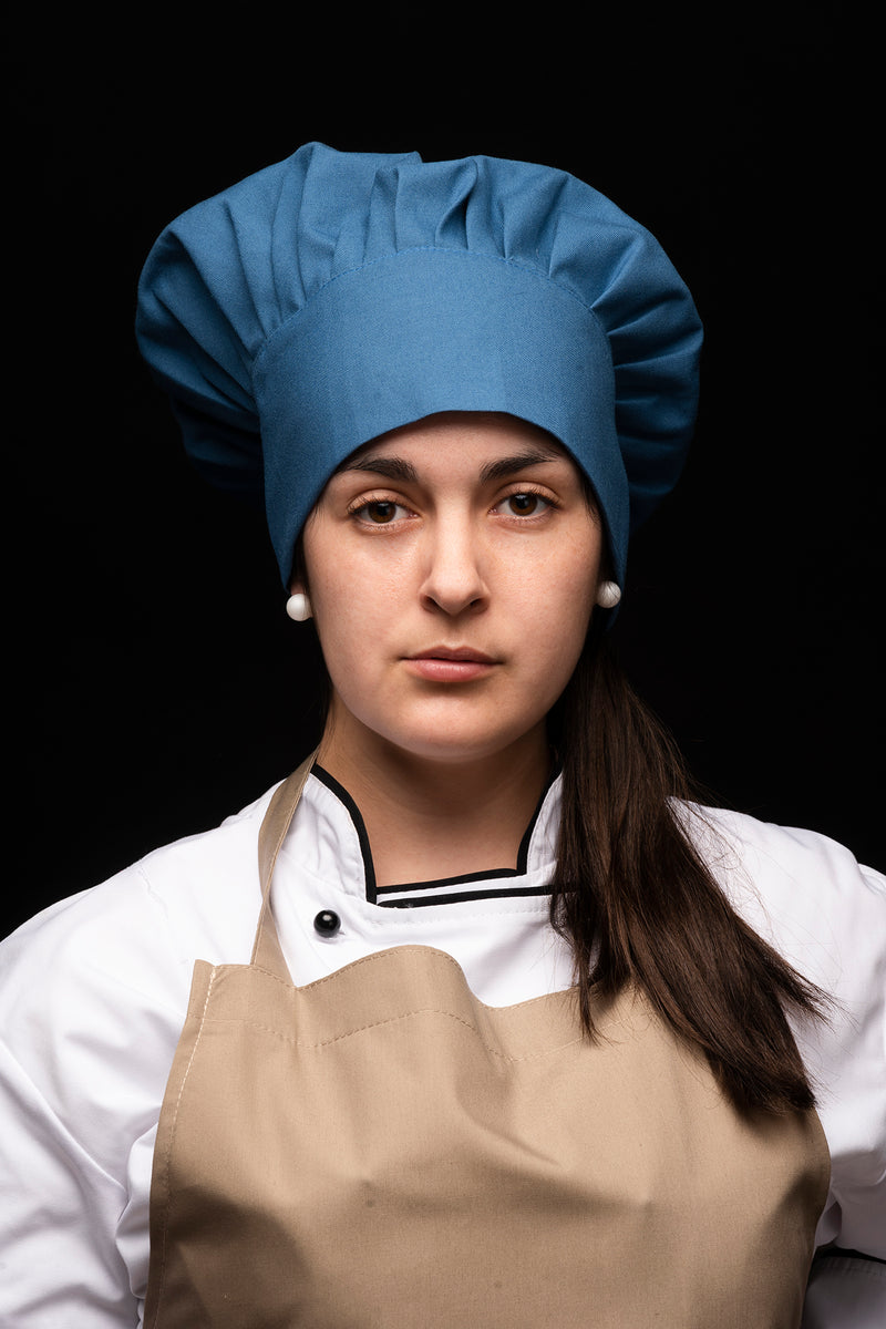 Gorro de cocina - diseño champiñon - unisex - petróleo