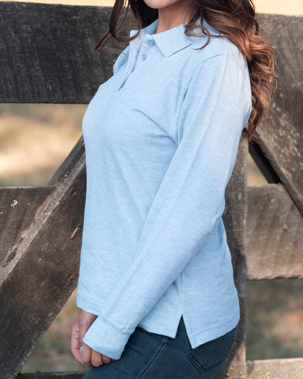 Polera Pique Gris