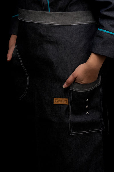 Mandil de cocina - unisex - mezclilla