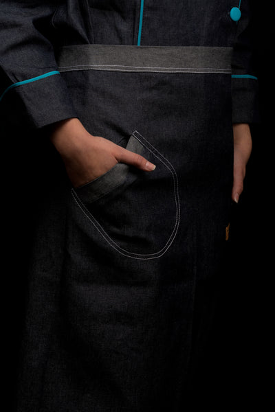 Mandil de cocina - unisex - mezclilla