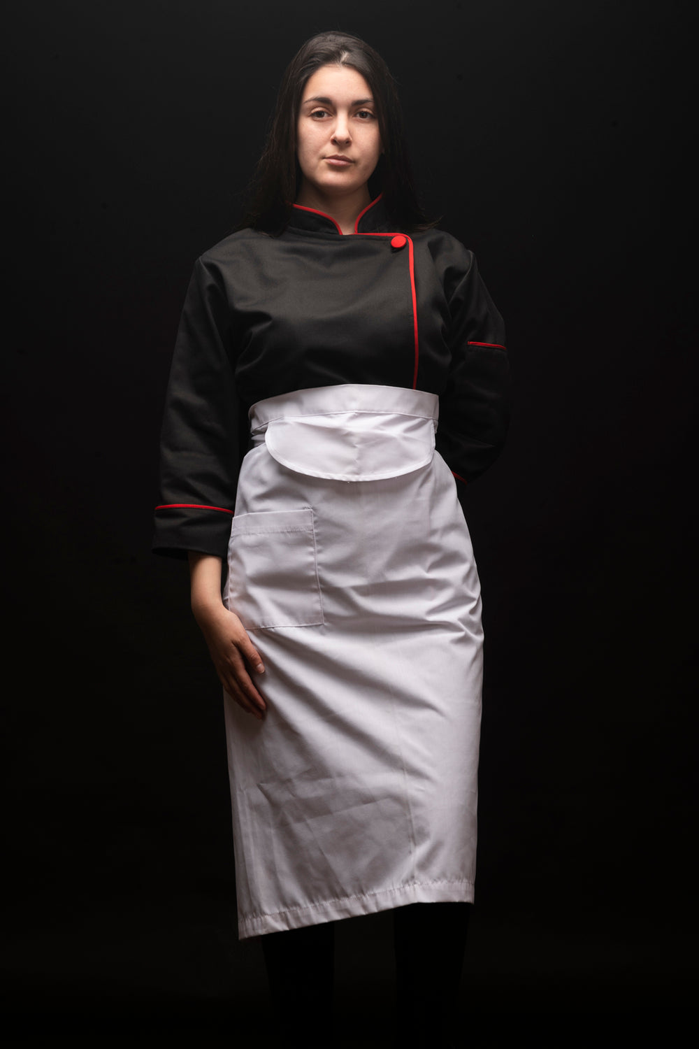Mandil de cocina - unisex - blanco
