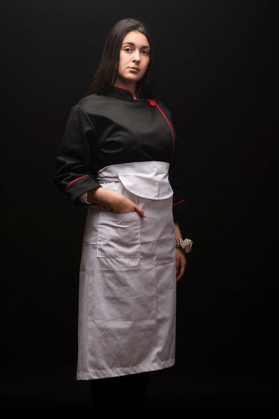 Mandil de cocina - unisex - blanco