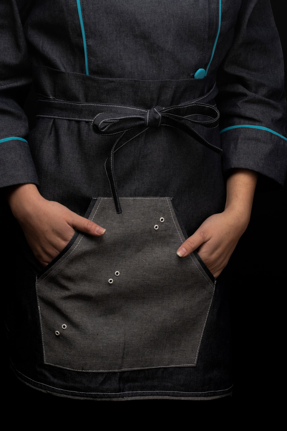Mandil de cocina - unisex - mezclilla