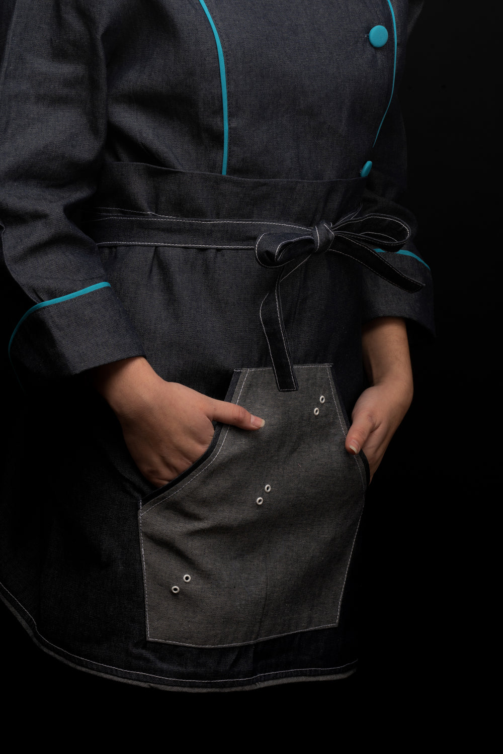 Mandil de cocina - unisex - mezclilla