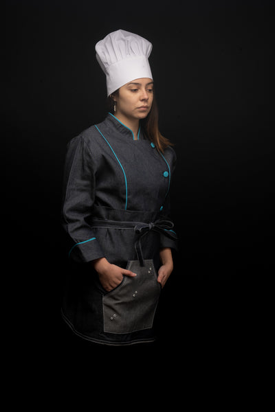 Mandil de cocina - unisex - mezclilla