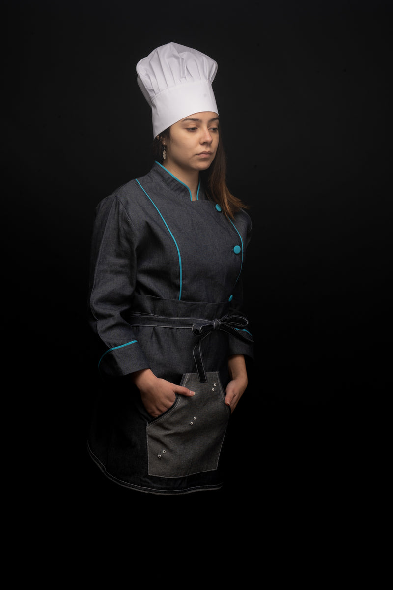 Mandil de cocina - unisex - mezclilla