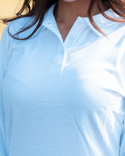Polera Pique Blanca