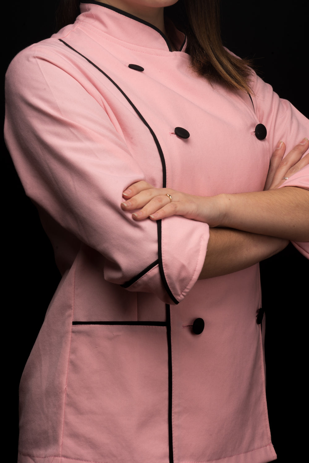 Chaqueta de cocina - pastelería - mujer - rosada