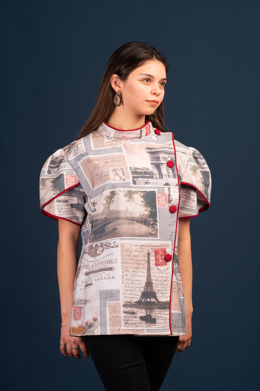 Chaqueta de cocina - diseño paris - mujer