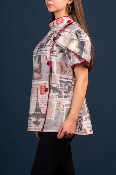 Chaqueta de cocina - diseño paris - mujer