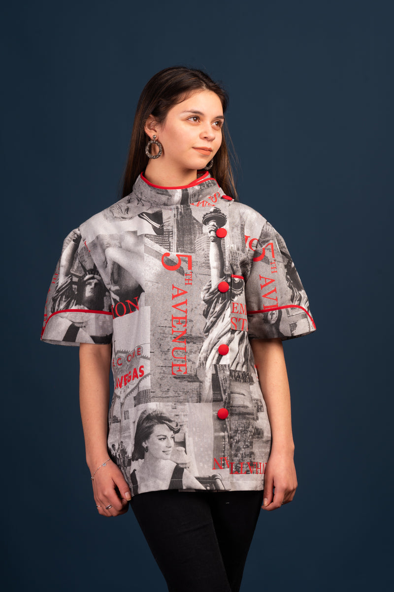 Chaqueta de cocina - mujer - diseño usa